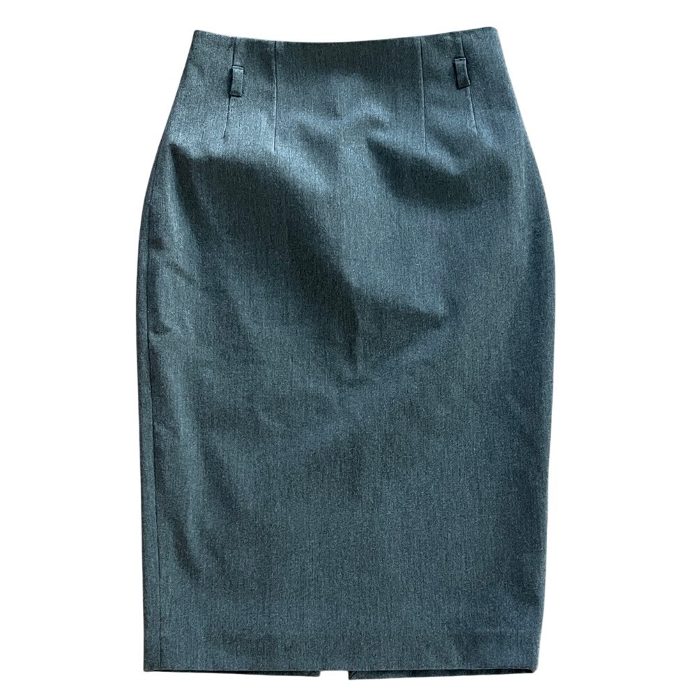 Express Womens Charcoal Gray Pencil Skirt 00